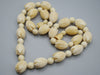 Antique Natural Elephant Ivory Necklace / Earrings / Set - Kingdom of Antique Arts