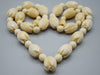 Antique Natural Elephant Ivory Necklace / Earrings / Set - Kingdom of Antique Arts