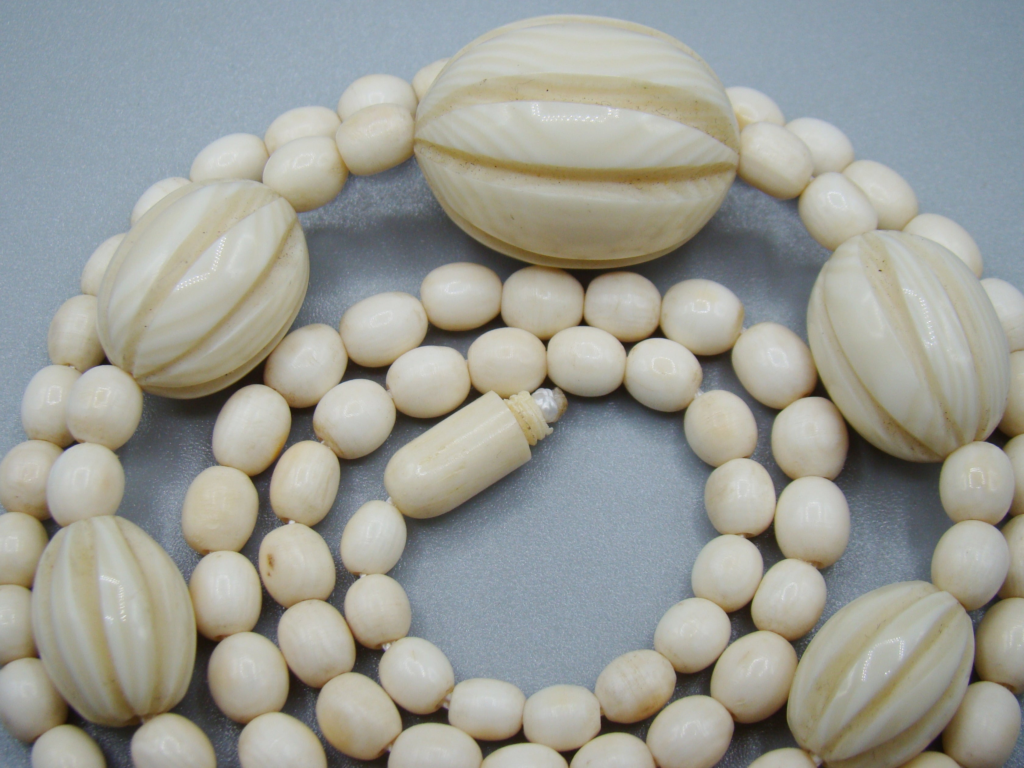 Antique Ivory, Natural Ivory, Ivory Necklace, Mediterranean Ivory, handcarved Ivory, Asien Ivory, Elephant Ivory, Ivory Chain