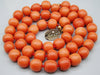 antique coral, natural coral, undyed coral, dark red coral, blood red coral, Italian coral, pacific coral, Sardinian Coral, Coral beads, Coral Rosary beads, Coral chain, Coral necklace, sea coral, Mediterranean coral, 2 strand chain, Mediterranean red beads