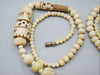 Antique Natural Bone Necklace with Pendant - Kingdom of Antique Arts