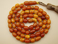 baltic amber, amber, antique, amber beads, egg Yolk, amber chain, Rosary beads, مسبحة, Masbaha, Muslim prayer beads حبيت الدورة ,العنبر الهندى, Rosary, Sterling Silver, Tassel, natural amber