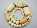 Antique Ivory, Natural Ivory, Ivory Necklace, Mediterranean Ivory, handcarved Ivory, Asien Ivory, Elephant Ivory, Ivory Chain