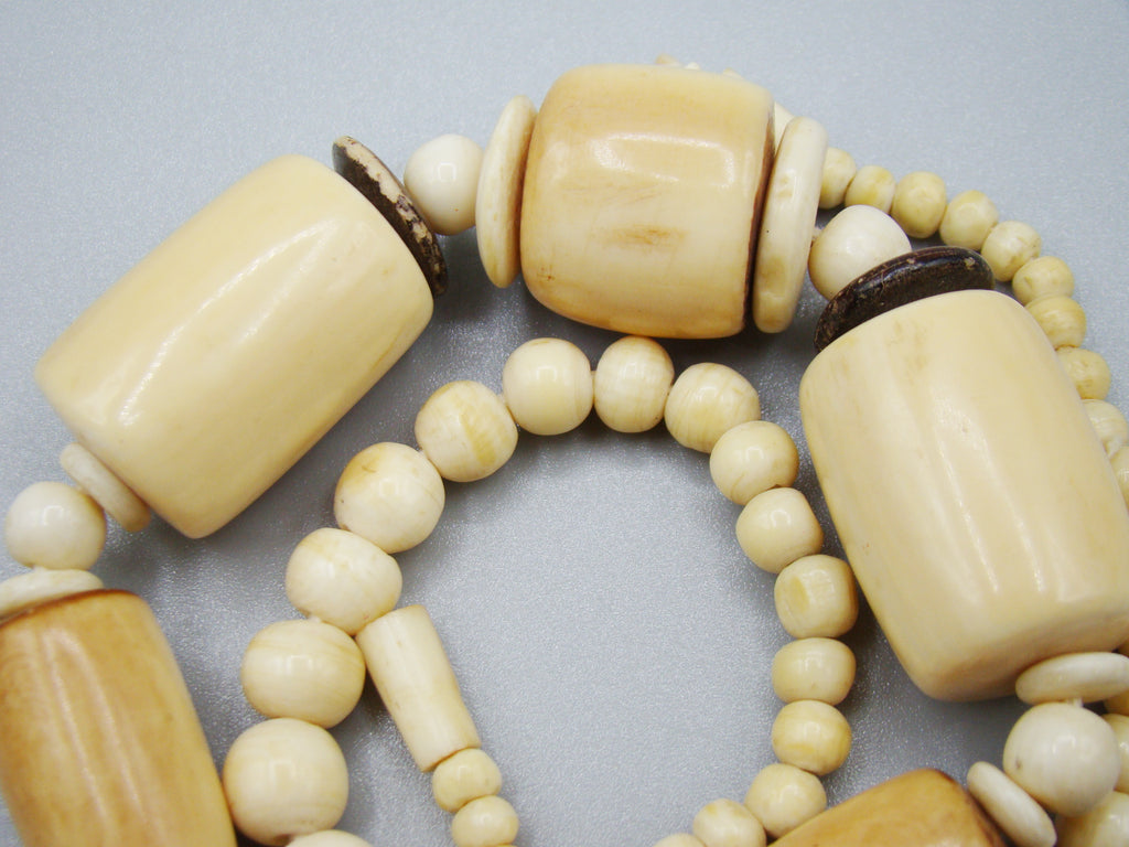 Antique Ivory, Natural Ivory, Ivory Necklace, Mediterranean Ivory, handcarved Ivory, Asien Ivory, Elephant Ivory, Ivory Chain
