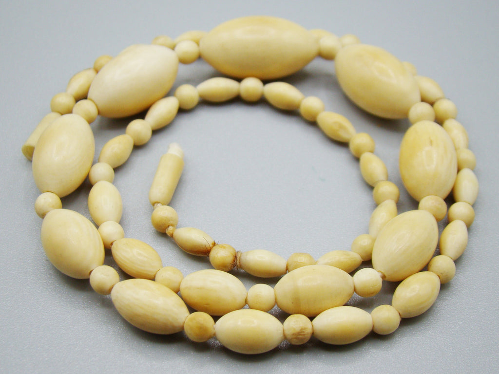 Antique Ivory, Natural Ivory, Ivory Necklace, Mediterranean Ivory, handcarved Ivory, Asien Ivory, Elephant Ivory, Ivory Chain