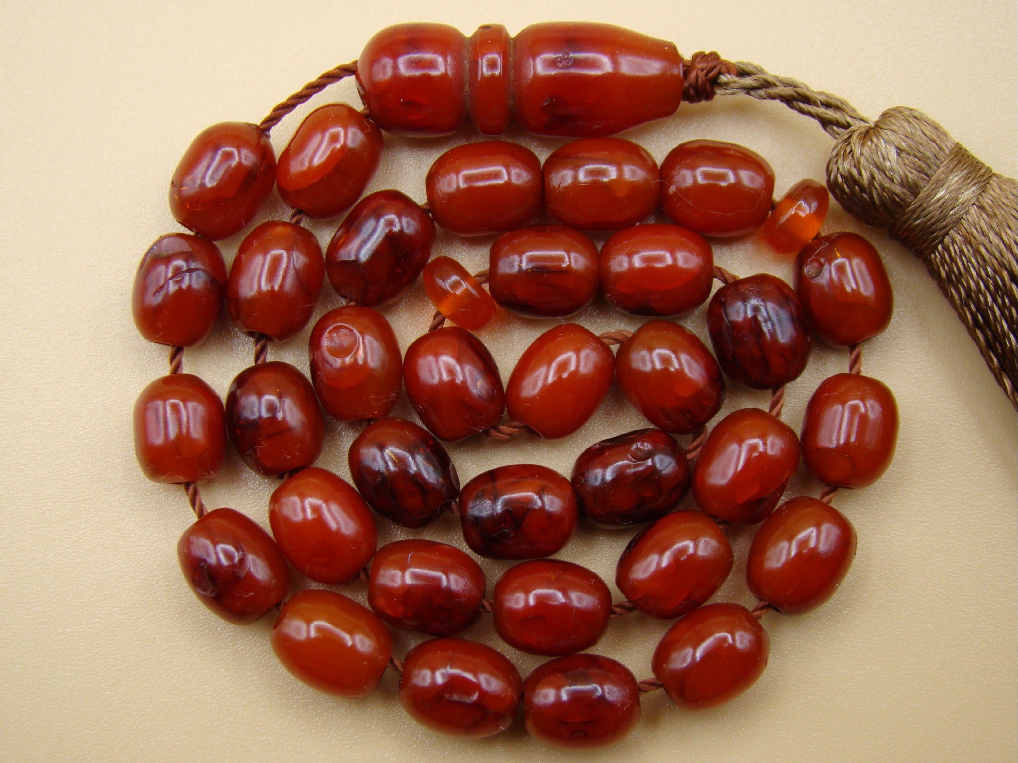 baltic amber, amber, antique, amber beads, egg Yolk, amber chain, Rosary beads, مسبحة, Masbaha, Muslim prayer beads حبيت الدورة ,العنبر الهندى, Rosary, Sterling Silver, Tassel, natural amber