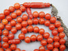antique coral, natural coral, undyed coral, dark red coral, blood red coral, Italian coral, pacific coral, Sardinian Coral, Coral beads, Coral Rosary beads, coral chain, coral necklace, Rosary beads, coral Rosary, sea coral, aka coral, مسبحة, Sterling Silver Tassel
