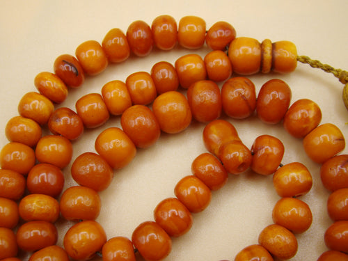baltic amber, amber, antique, amber beads, egg Yolk, amber chain, Rosary beads, مسبحة, Masbaha, Muslim prayer beads حبيت الدورة ,العنبر الهندى, Rosary, Sterling Silver, Tassel, natural amber
