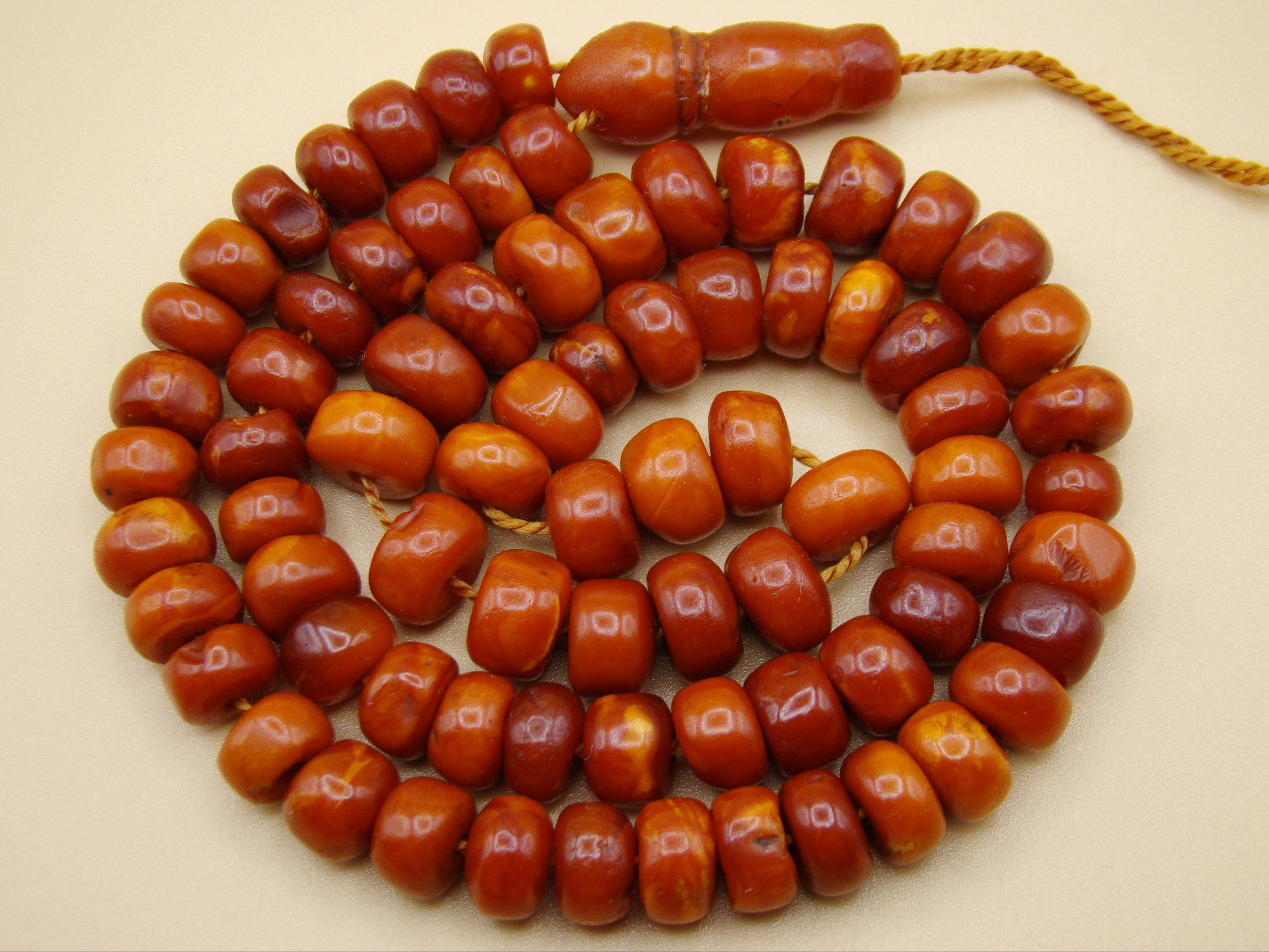 baltic amber, amber, antique, amber beads, egg Yolk, amber chain, Rosary beads, مسبحة, Masbaha, Muslim prayer beads حبيت الدورة ,العنبر الهندى, Rosary, Sterling Silver, Tassel, natural amber