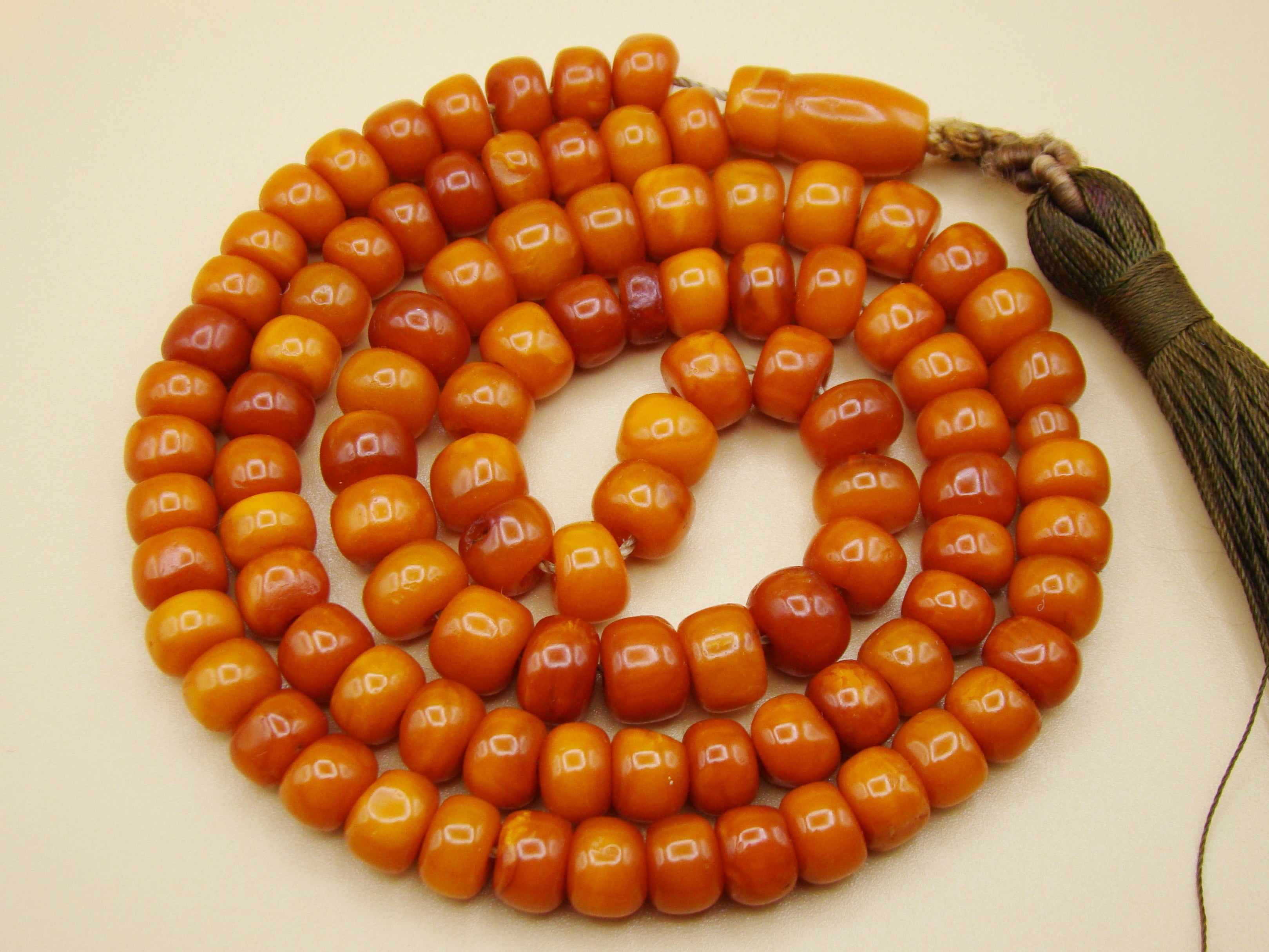 baltic amber, amber, antique, amber beads, egg Yolk, amber chain, Rosary beads, مسبحة, Masbaha, Muslim prayer beads حبيت الدورة ,العنبر الهندى, Rosary, Sterling Silver, Tassel, natural amber