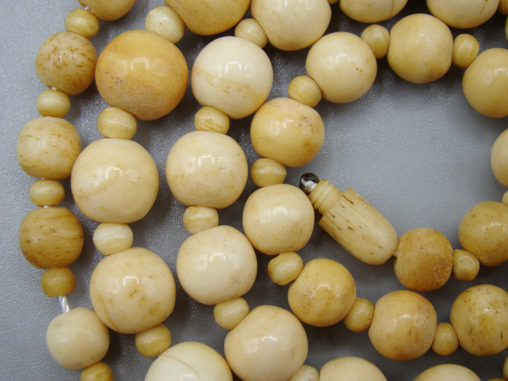 Antique Bone, Natural Bone, Animal bone, Bone necklace, Mediterranean bone, handcarved bone, Asien bone