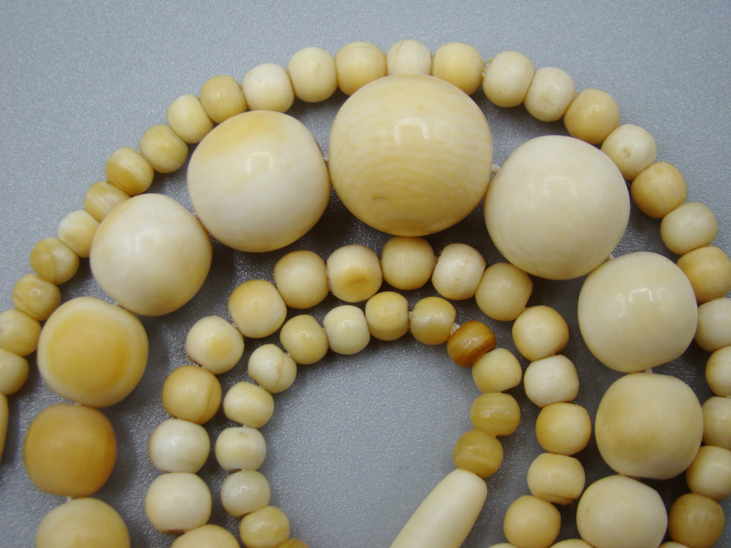 Antique Ivory, Natural Ivory, Ivory Necklace, Mediterranean Ivory, handcarved Ivory, Asien Ivory, Elephant Ivory, Ivory Chain