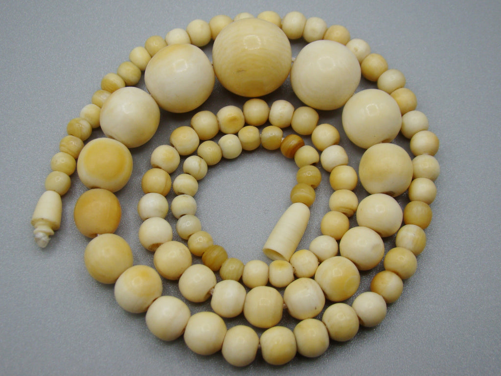 Antique Ivory, Natural Ivory, Ivory Necklace, Mediterranean Ivory, handcarved Ivory, Asien Ivory, Elephant Ivory, Ivory Chain