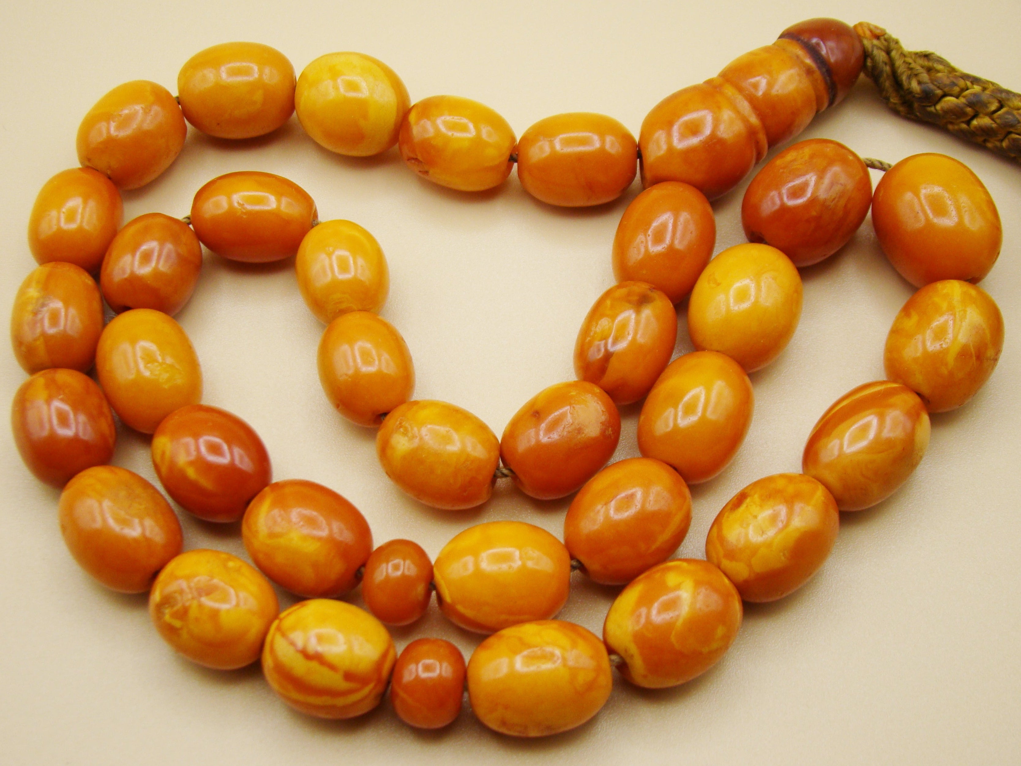 baltic amber, amber, antique, amber beads, egg Yolk, amber chain, Rosary beads, مسبحة, Masbaha, Muslim prayer beads حبيت الدورة ,العنبر الهندى, Rosary, Sterling Silver, Tassel, natural amber