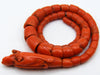 antique coral, natural coral, undyed coral, dark red coral, blood red coral, Italian coral, pacific coral, Sardinian Coral, red coral, sea coral, Mediterranean coral, Mediterranean bracelet, coral bracelet, Dragon bracelet, handcarved