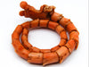 antique coral, natural coral, undyed coral, salmon coral, Italian coral, pacific coral, Sardinian Coral, sea coral, Mediterranean coral, Mediterranean bracelet, Mediterranean salmon, coral bracelet, handcarved coral, coral bracelet
