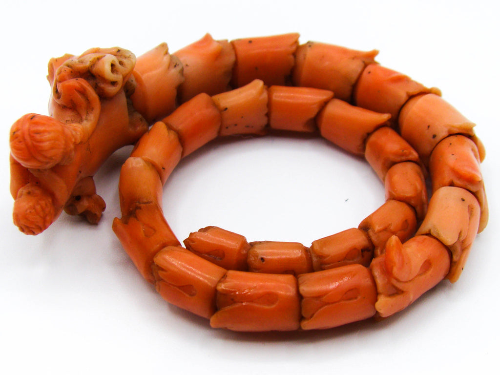 antique coral, natural coral, undyed coral, salmon coral, Italian coral, pacific coral, Sardinian Coral, sea coral, Mediterranean coral, Mediterranean bracelet, Mediterranean salmon, coral bracelet, handcarved coral, coral bracelet