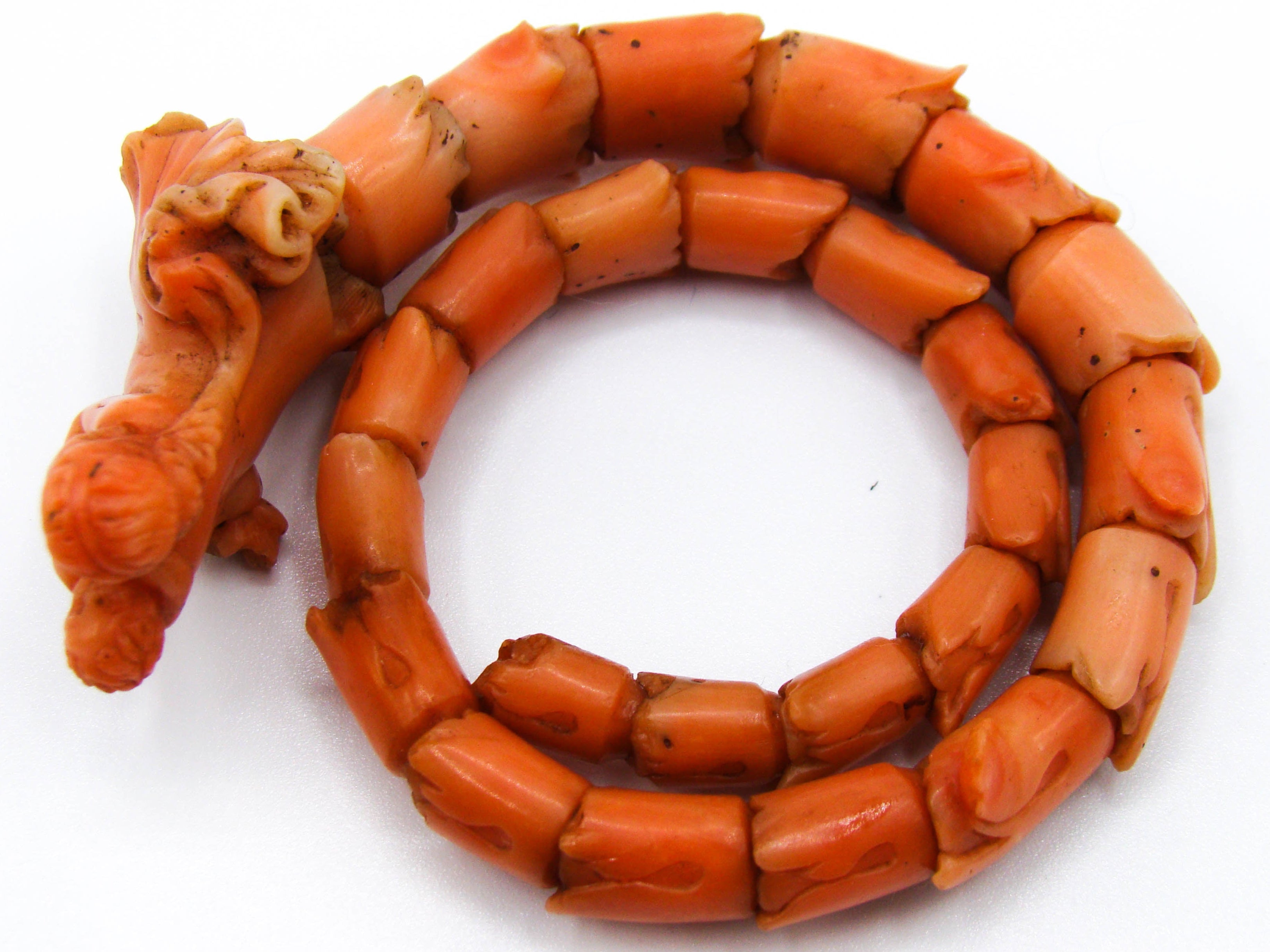 antique coral, natural coral, undyed coral, salmon coral, Italian coral, pacific coral, Sardinian Coral, sea coral, Mediterranean coral, Mediterranean bracelet, Mediterranean salmon, coral bracelet, handcarved coral, coral bracelet