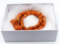 antique coral, natural coral, undyed coral, salmon coral, Italian coral, pacific coral, Sardinian Coral, sea coral, Mediterranean coral, Mediterranean bracelet, Mediterranean salmon, coral bracelet, handcarved coral, coral bracelet