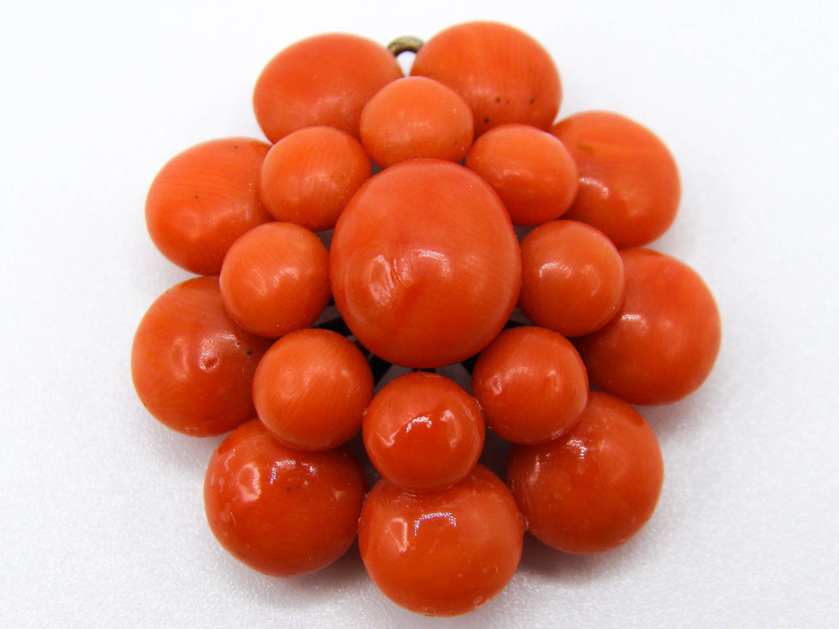 antique coral, natural coral, undyed coral, dark red coral, blood red coral, Italian coral, pacific coral, Sardinian Coral, red coral, sea coral, Mediterranean pendant, coral pendant, handcarved, aka red