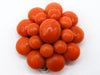 antique coral, natural coral, undyed coral, dark red coral, blood red coral, Italian coral, pacific coral, Sardinian Coral, red coral, sea coral, Mediterranean pendant, coral pendant, handcarved, aka red