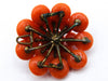 antique coral, natural coral, undyed coral, dark red coral, blood red coral, Italian coral, pacific coral, Sardinian Coral, red coral, sea coral, Mediterranean pendant, coral pendant, handcarved, aka red