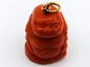 antique coral, natural coral, undyed coral, momo red coral, Italian coral, pacific coral, Sardinian Coral, sea coral, Mediterranean coral, Mediterranean pendant, coral pendant, Mediterranean momo coral, handcarved coral, momo coral, 18 karat Gold