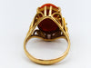 antique coral, natural coral, undyed coral, dark red coral, blood red coral, Italian coral, pacific coral, Sardinian Coral, sea coral, Mediterranean coral, Mediterranean red, Mediterranean ring, coral ring , 18 karat gold