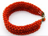 antique coral, natural coral, undyed coral, dark red coral, Italian coral, pacific coral, Sardinian Coral, sea coral, Mediterranean coral, Mediterranean bracelet, Mediterranean red, coral bracelet, silver 800