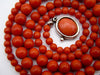 antique coral, natural coral, undyed coral, dark red coral, blood red coral, Italian coral, pacific coral, Sardinian Coral, Coral beads, Coral Rosary beads, Coral chain, Coral necklace, sea coral, aka coral, silver 925 clasp