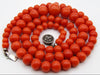 antique coral, natural coral, undyed coral, dark red coral, blood red coral, Italian coral, pacific coral, Sardinian Coral, Coral beads, Coral Rosary beads, Coral chain, Coral necklace, sea coral, aka coral, silver 925 clasp