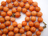antique coral, natural coral, undyed coral, dark salmon coral, Italian coral, pacific coral, Sardinian Coral, sea coral, Mediterranean necklace, Mediterranean chain, coral necklace, handcarved coral, 9 karat gold