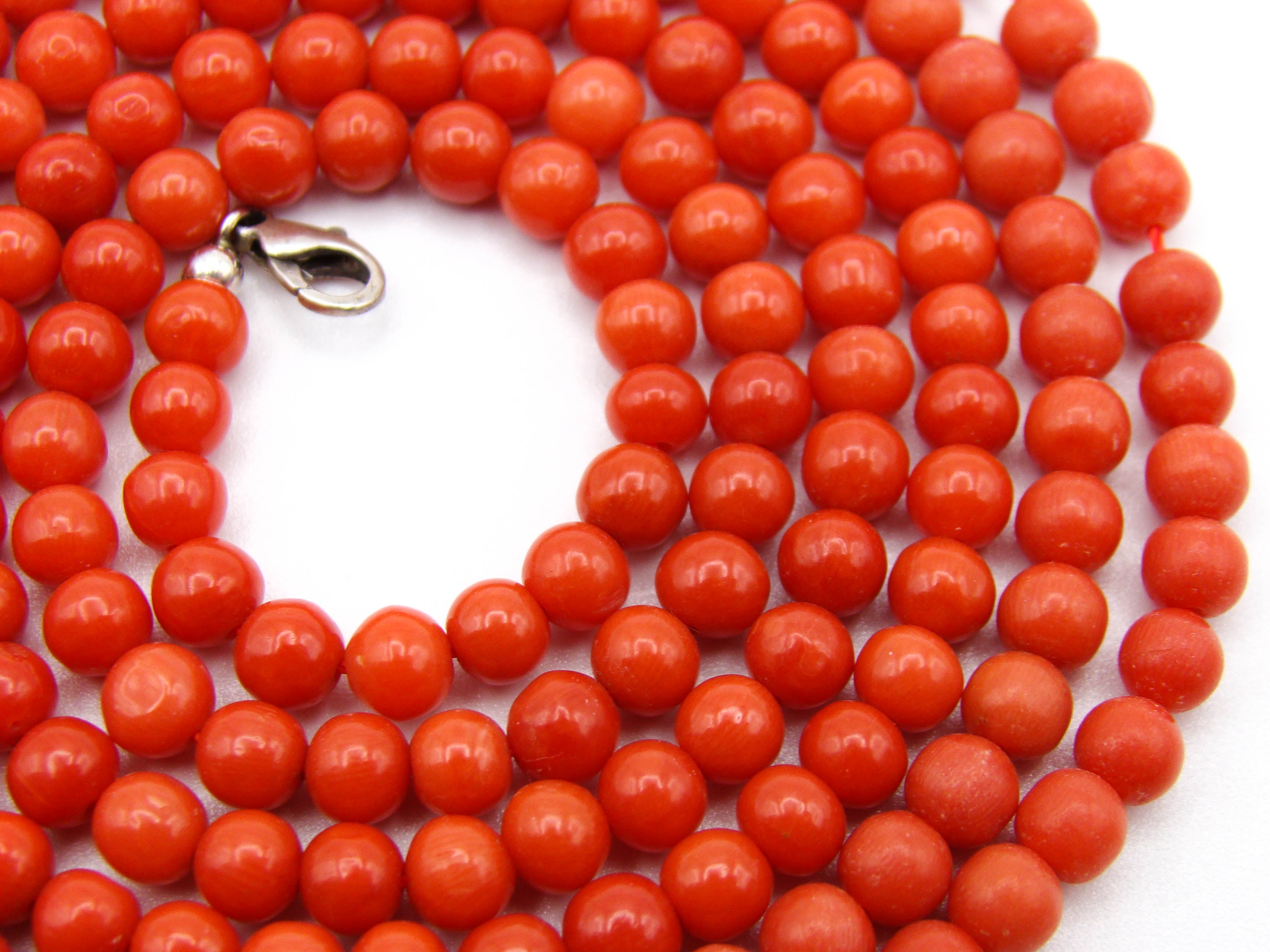 antique coral, natural coral, undyed coral, dark red coral, blood red coral, Italian coral, pacific coral, Sardinian Coral, red coral, sea coral, Mediterranean necklace, Mediterranean coral, Mediterranean chain coral beads, handcarved, aka red, handcarved, silver 925 clasp
