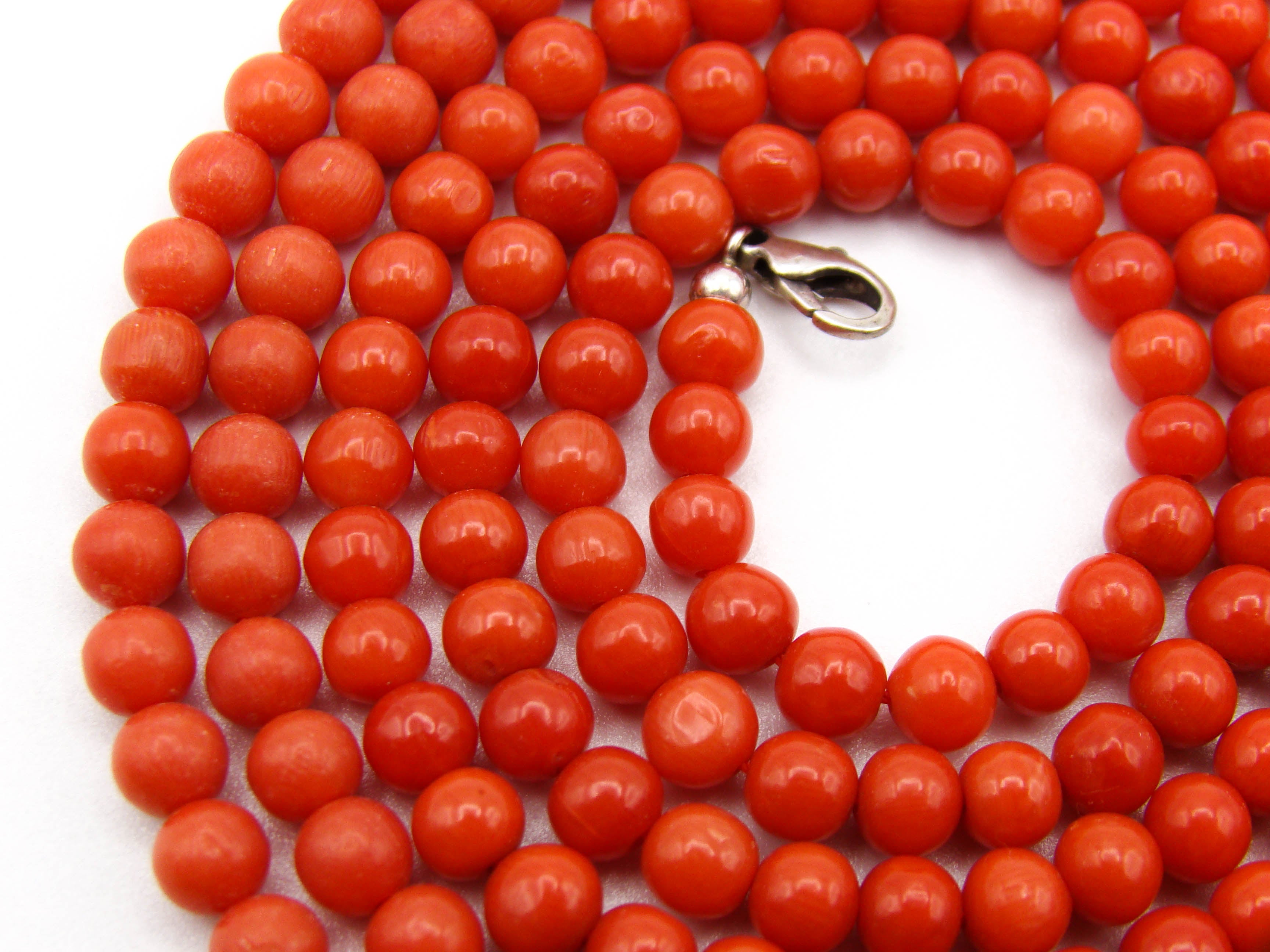 antique coral, natural coral, undyed coral, dark red coral, blood red coral, Italian coral, pacific coral, Sardinian Coral, red coral, sea coral, Mediterranean necklace, Mediterranean coral, Mediterranean chain coral beads, handcarved, aka red, handcarved, silver 925 clasp