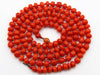antique coral, natural coral, undyed coral, dark red coral, blood red coral, Italian coral, pacific coral, Sardinian Coral, sea coral, Mediterranean coral, Mediterranean red, Mediterranean chain, Mediterranean necklace, coral chain, coral necklace, 8 karat gold clasp