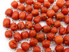 antique coral, natural coral, undyed coral, dark red coral, blood red coral, Italian coral, pacific coral, Sardinian Coral, sea coral, Mediterranean coral, Mediterranean red, Mediterranean chain, Mediterranean necklace, coral chain, coral necklace, 14 karat gold
