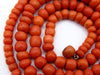 antique coral, natural coral, undyed coral, dark red coral, blood red coral, Italian coral, pacific coral, Sardinian Coral, sea coral, Mediterranean coral, Mediterranean red, Mediterranean chain, Mediterranean necklace, coral chain, coral necklace, 9 karat gold clasp
