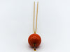 antique coral, natural coral, undyed coral, red coral, blood red coral, aka red coral, Italian coral, pacific coral, Sardinian Coral, sea coral, Mediterranean coral, Mediterranean pin, coral pin, handcarved coral, 21 karat gold