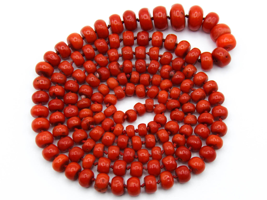 antique coral, natural coral, undyed coral, dark red coral, blood red coral, Italian coral, pacific coral, Sardinian Coral, Coral beads, Coral Rosary beads, Coral chain, Coral necklace, sea coral, aka coral