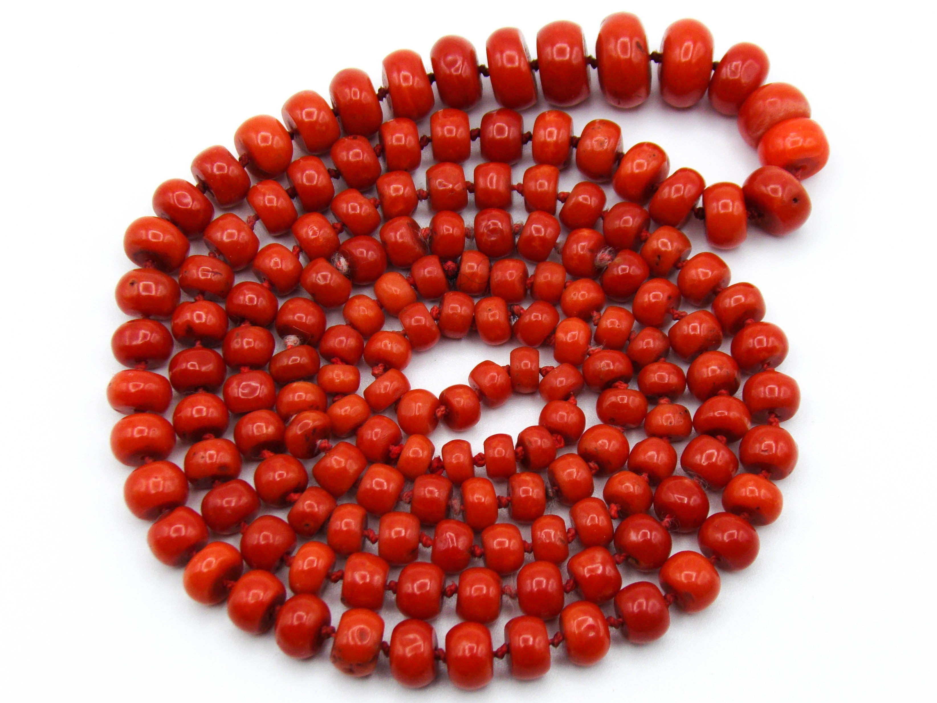antique coral, natural coral, undyed coral, dark red coral, blood red coral, Italian coral, pacific coral, Sardinian Coral, Coral beads, Coral Rosary beads, Coral chain, Coral necklace, sea coral, aka coral