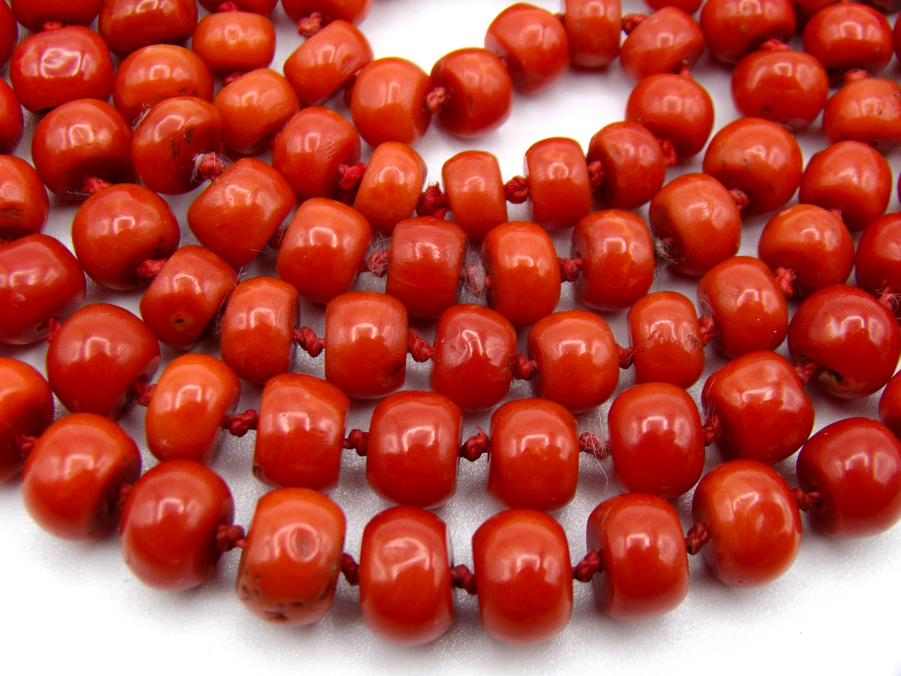 antique coral, natural coral, undyed coral, dark red coral, blood red coral, Italian coral, pacific coral, Sardinian Coral, Coral beads, Coral Rosary beads, Coral chain, Coral necklace, sea coral, aka coral