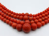antique coral, natural coral, undyed coral, dark red coral, blood red coral, Italian coral, pacific coral, Sardinian Coral, Coral beads, Coral Rosary beads, Coral chain, Coral necklace, sea coral, aka coral, 2 strand chain