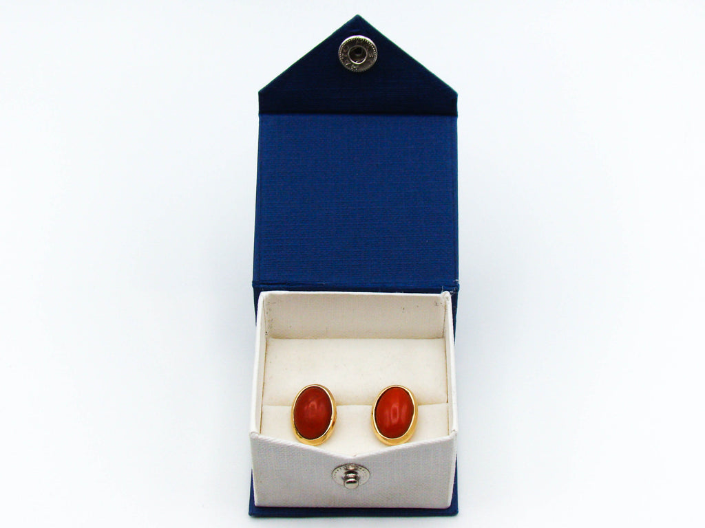 antique coral, natural coral, undyed coral, dark red coral, blood red coral, Italian coral, pacific coral, Sardinian Coral, Coral Earrings, sea coral, aka coral, Gold 14 Karat