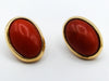 antique coral, natural coral, undyed coral, dark red coral, blood red coral, Italian coral, pacific coral, Sardinian Coral, Coral Earrings, sea coral, aka coral, Gold 14 Karat