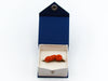 antique coral, natural coral, undyed coral, dark orange coral, Italian coral, pacific coral, Sardinian Coral, sea coral, Mediterranean coral, Mediterranean brooch, Mediterranean orange, coral brooch, handcarved coral