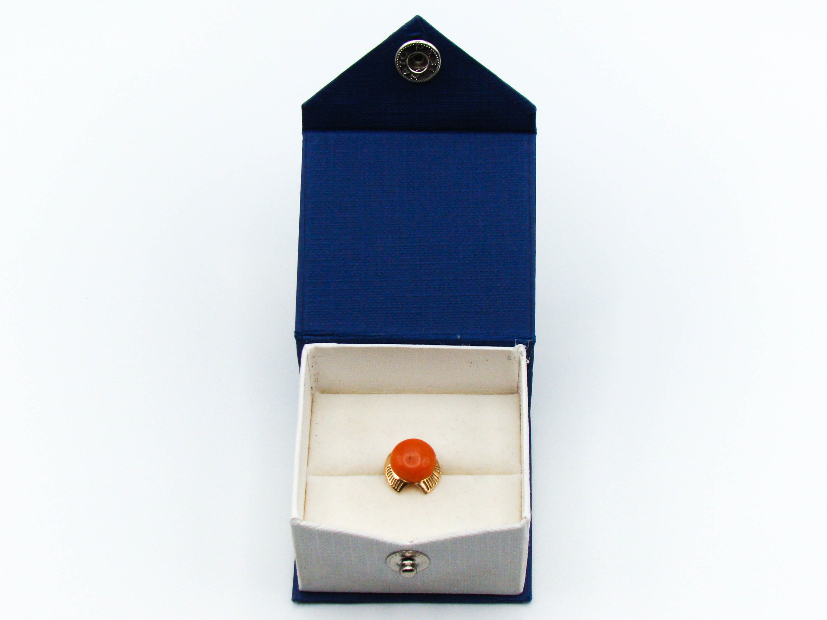 antique coral, natural coral, undyed coral, dark orange coral, Italian coral, pacific coral, Sardinian Coral, sea coral, Mediterranean coral, Mediterranean orange, handcarved coral, coral pin, orange coral, 14 karat gold