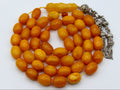 baltic amber, amber, antique, amber beads, egg Yolk, amber chain, Rosary beads, مسبحة, Masbaha, Muslim prayer beads حبيت الدورة ,العنبر الهندى