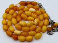 baltic amber, amber, antique, amber beads, egg Yolk, amber chain, Rosary beads, مسبحة, Masbaha, Muslim prayer beads حبيت الدورة ,العنبر الهندى