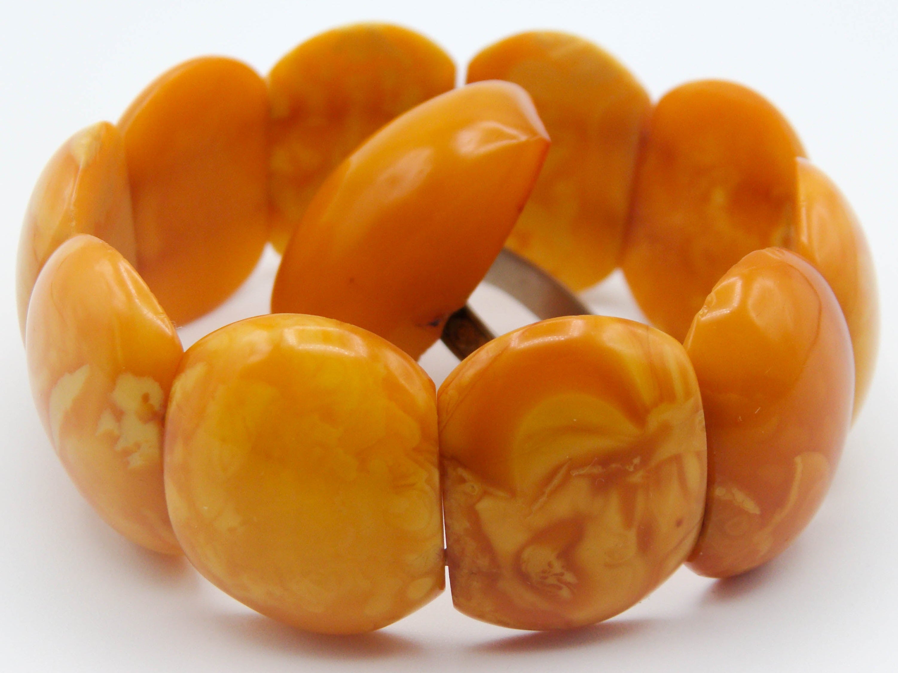 baltic amber, amber bracelet, amber ring, egg Yolk, Antique amber