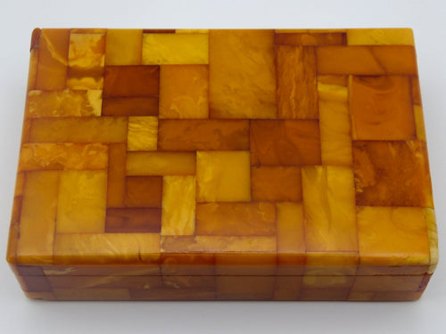 baltic amber, amber, antique, amber Box, egg Yolk,Königsberg